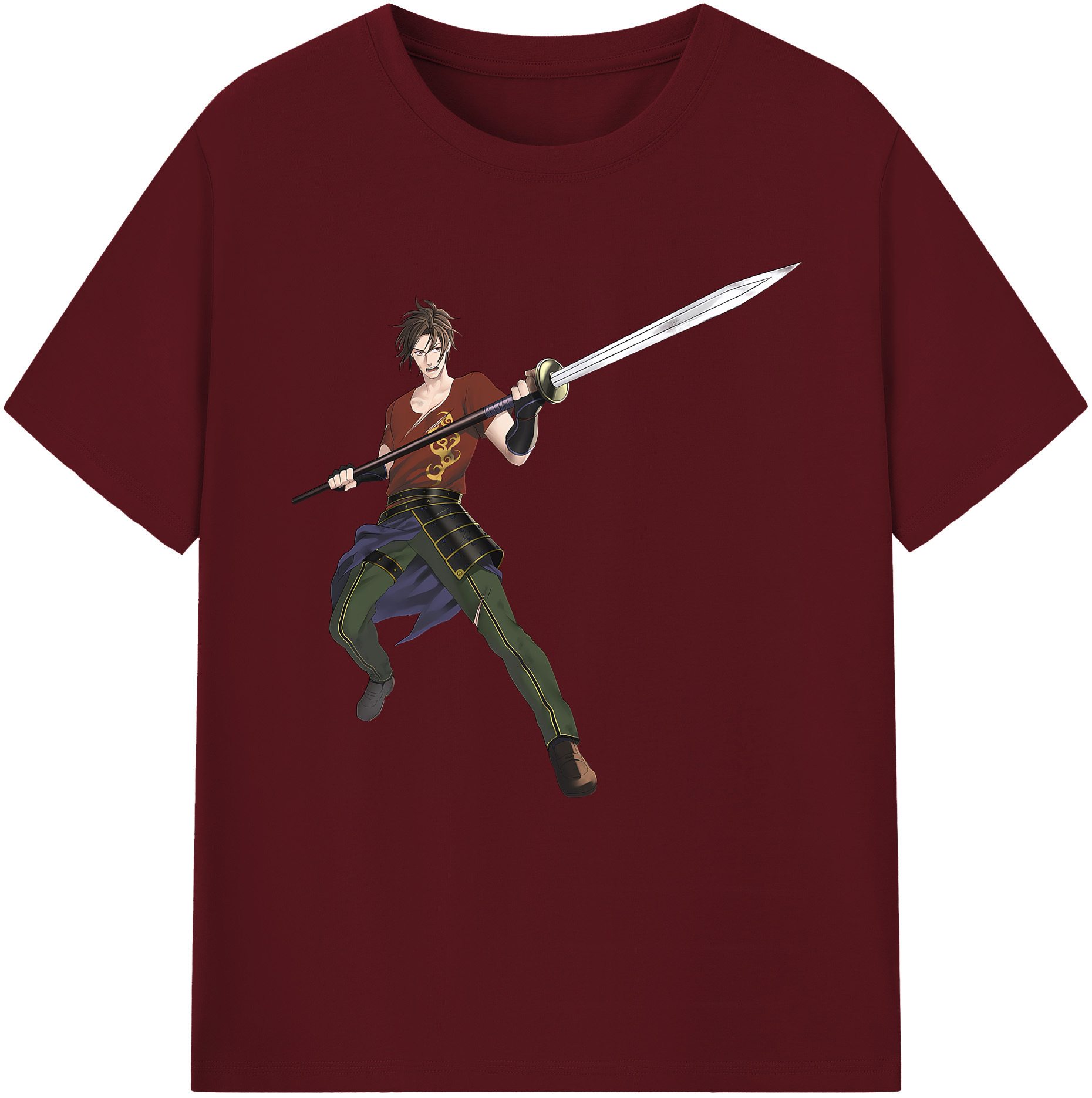 （画像用） 刀剣乱舞 Touken Ranbu 綿100％半袖Tシャツ（フロントプリント）